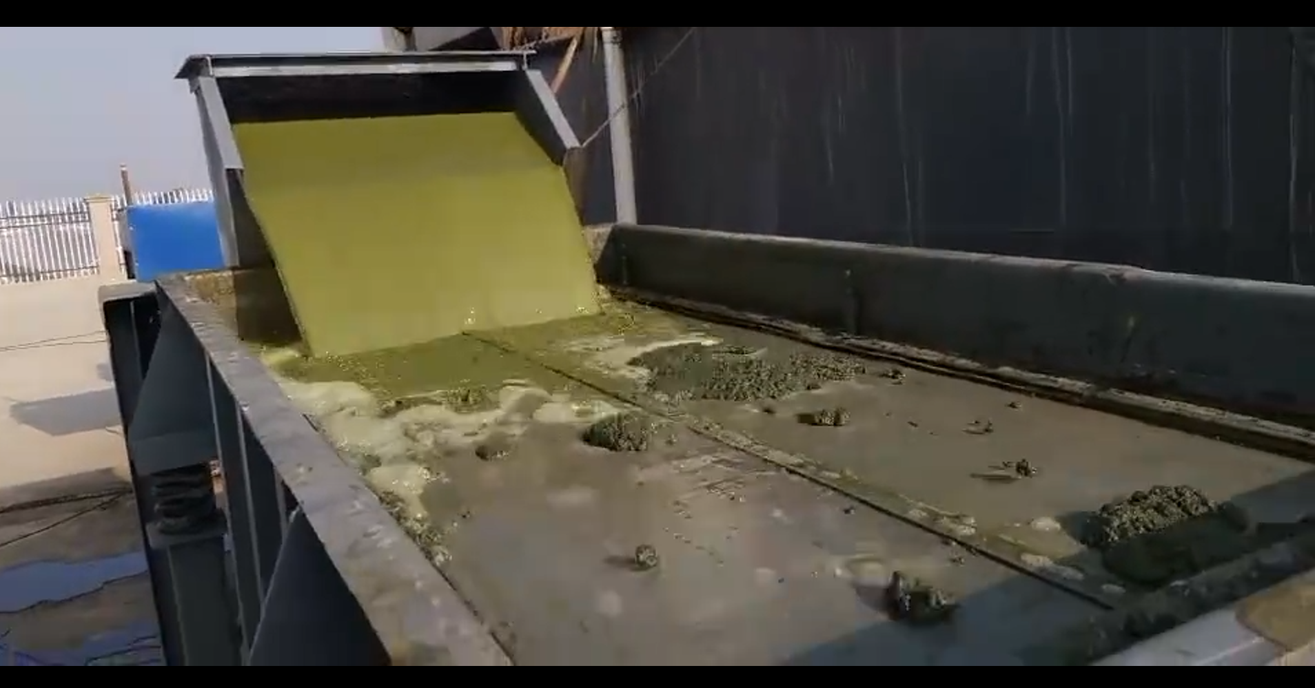 直排筛泥浆物料